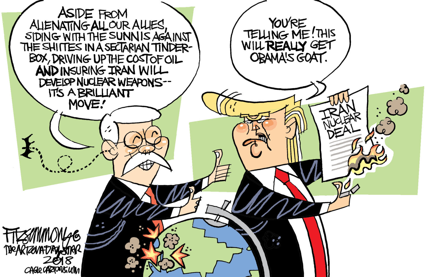 Daily Fitz Cartoon: Iran